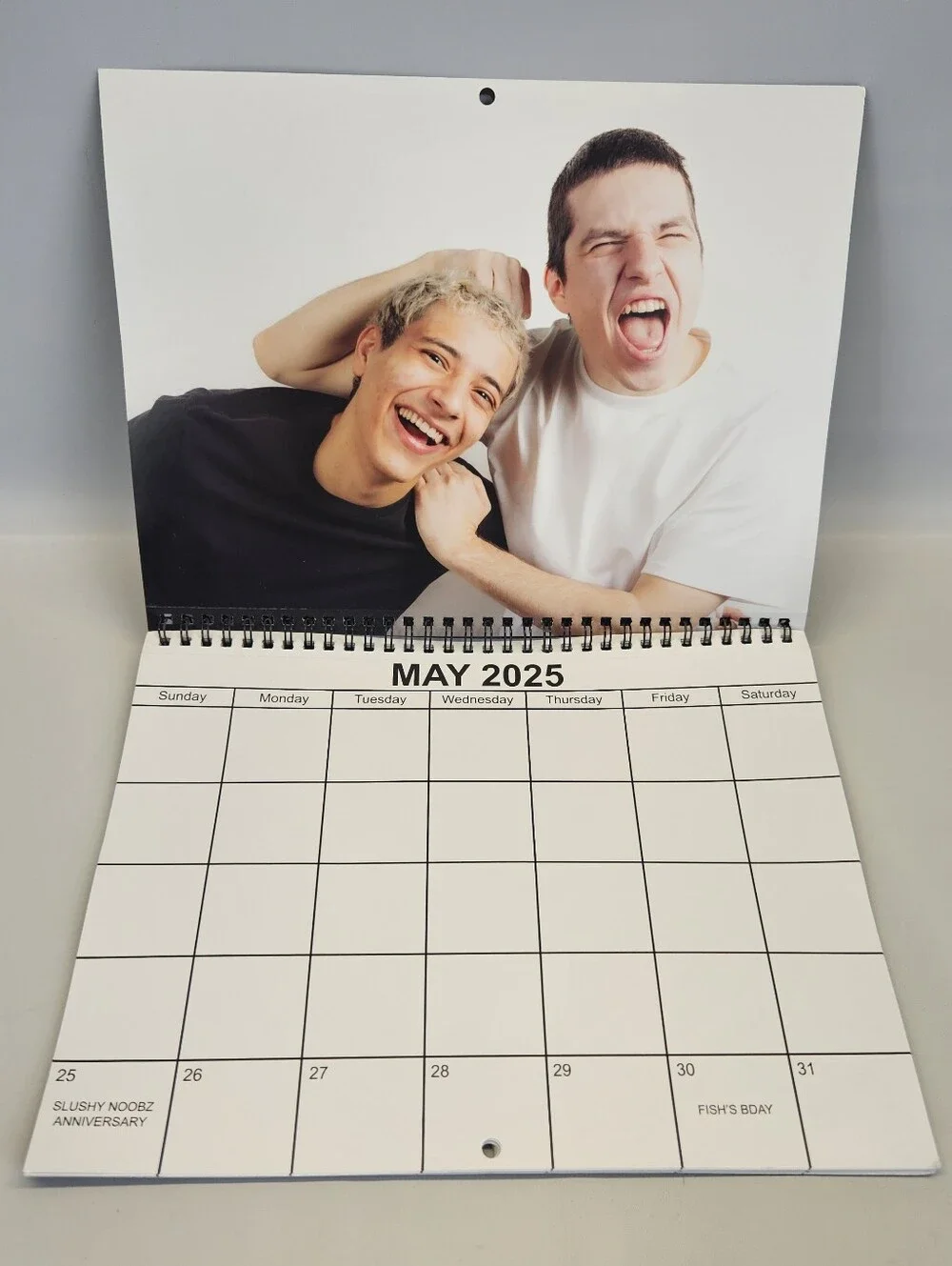 Slushy Noobz 2025/2026 Calendar Hamzah Martin